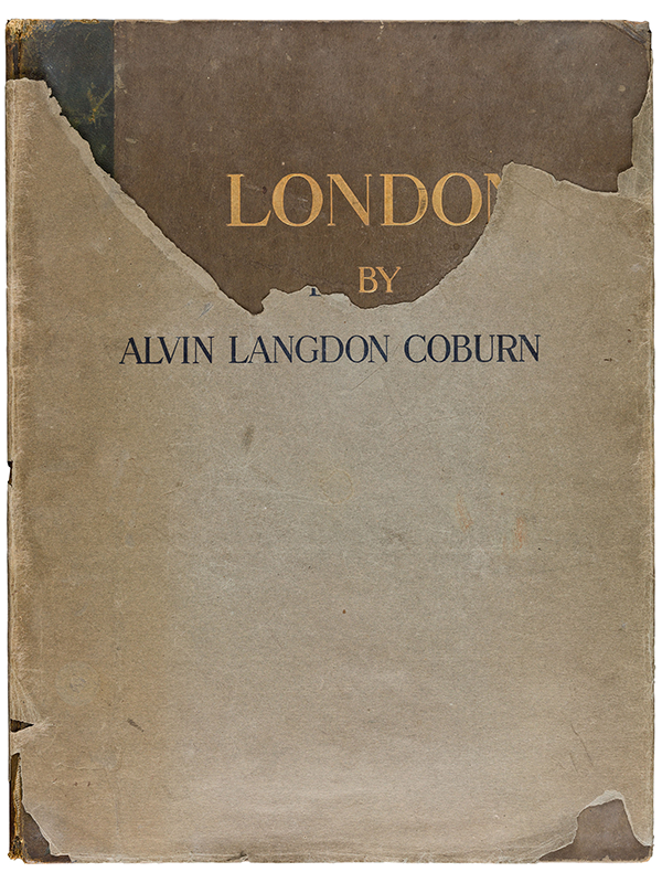 Alvin Langdon Coburn London 1909 First edition dust jacket
