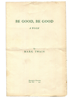 Be Good, Be Good