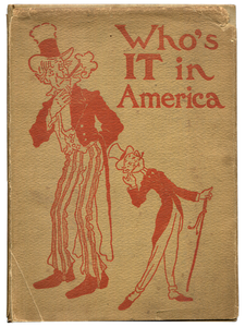 [Mark Twain, Henry James (subjects)]. Charles E. Merriman (editor). Who's It in America. 1906. First edition.