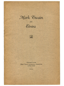 Mark Twain and Elmira